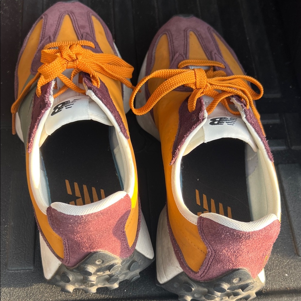 New Balance  Orange and Purple Sneakers